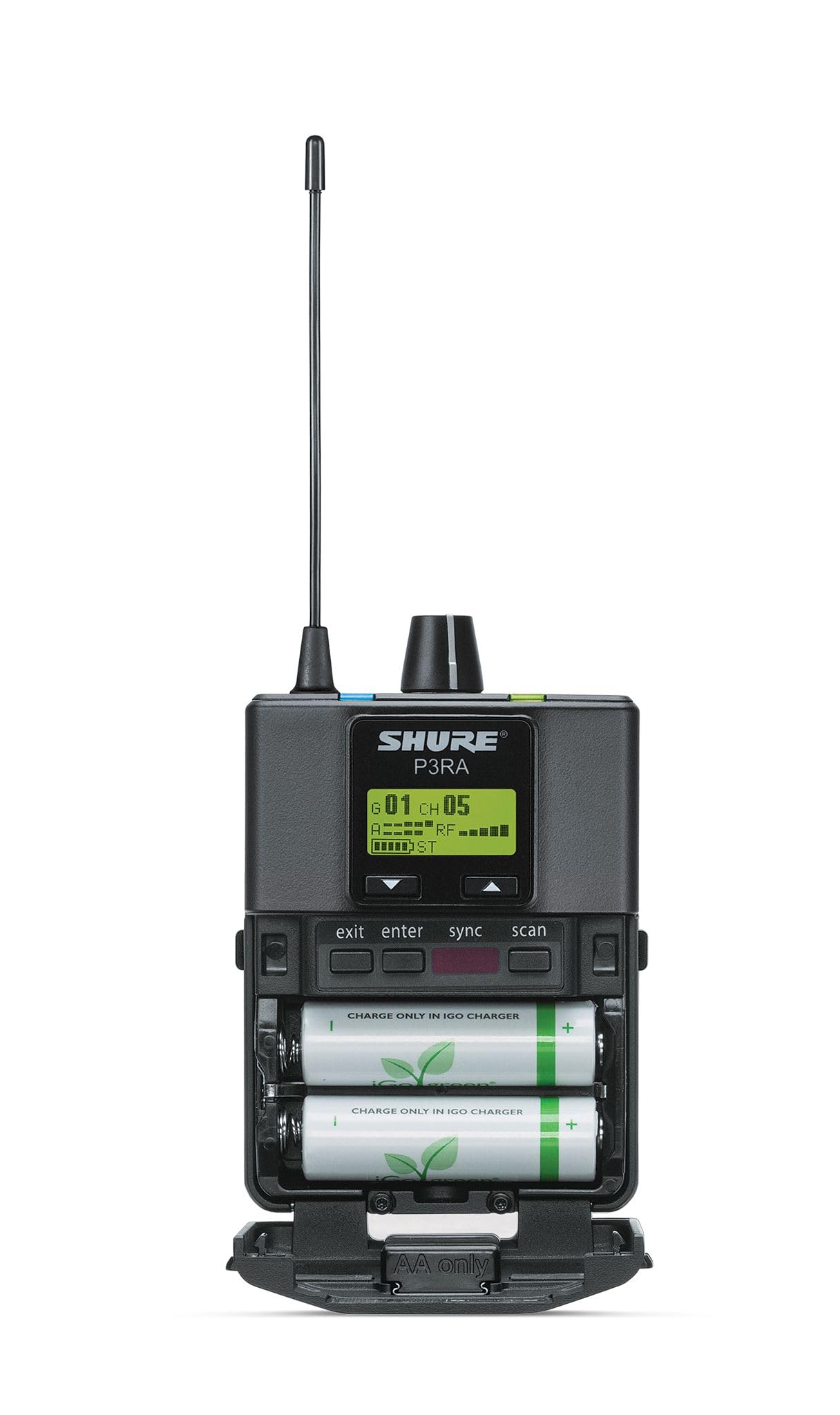Shure P3RA Premium Wireless Bodypack Receiver for PSM300 Personal Monitoring Systems – J13 Band