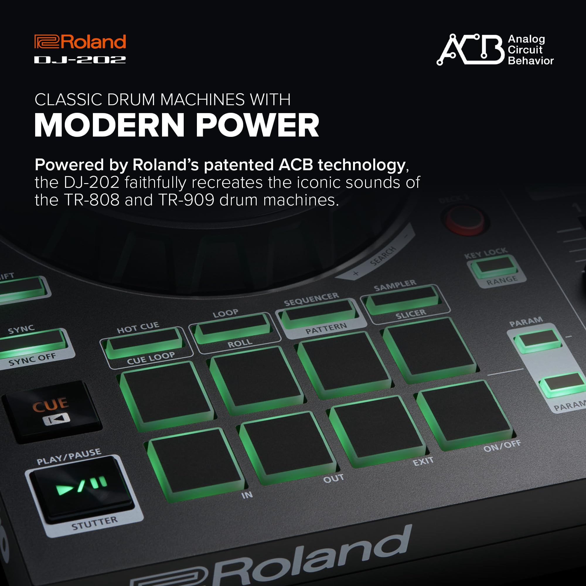 Roland DJ-202 Compact DJ Controller
