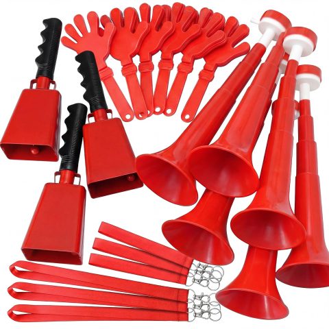 Teyva Daily Red 21 Pcs Team Spirit Accessories Game Day Stadium Events