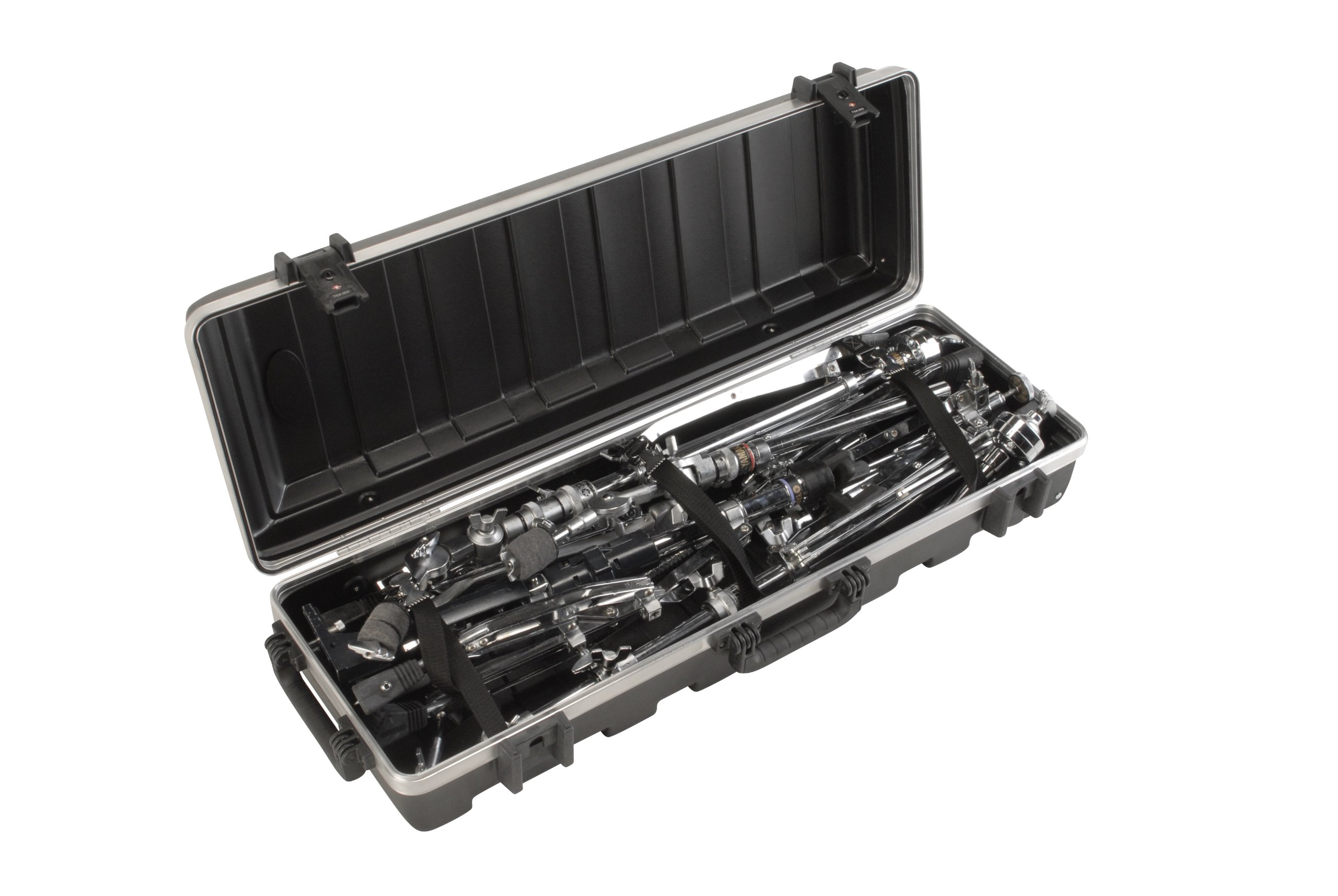 SKB Compact Stand Case 36-1/2 x 11-7/8 x 8-1/4 with Wheels & Straps, TSA Latches, Over molded Handle