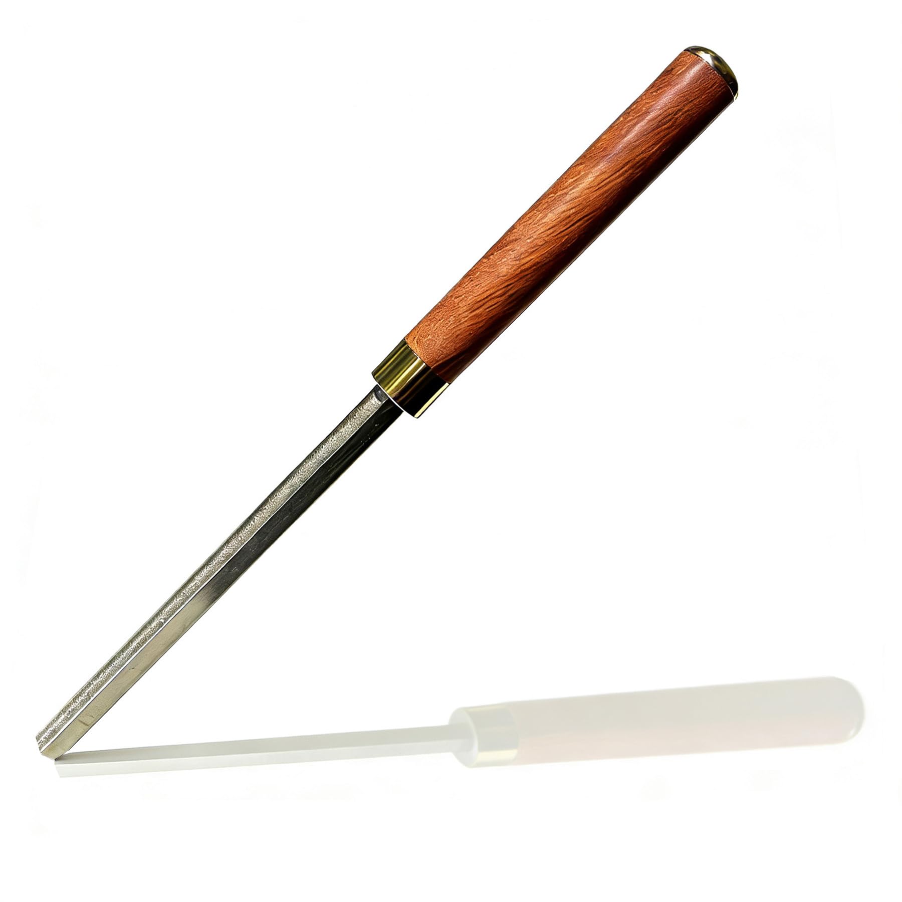 5th Generation Baroque Guitar Fret Crowing File with 3 Crowning Grooves, Guitar Fret Crown Dressing File & Luthier Tool for Repair Guitars, Ukuleles, Bass, Banjo