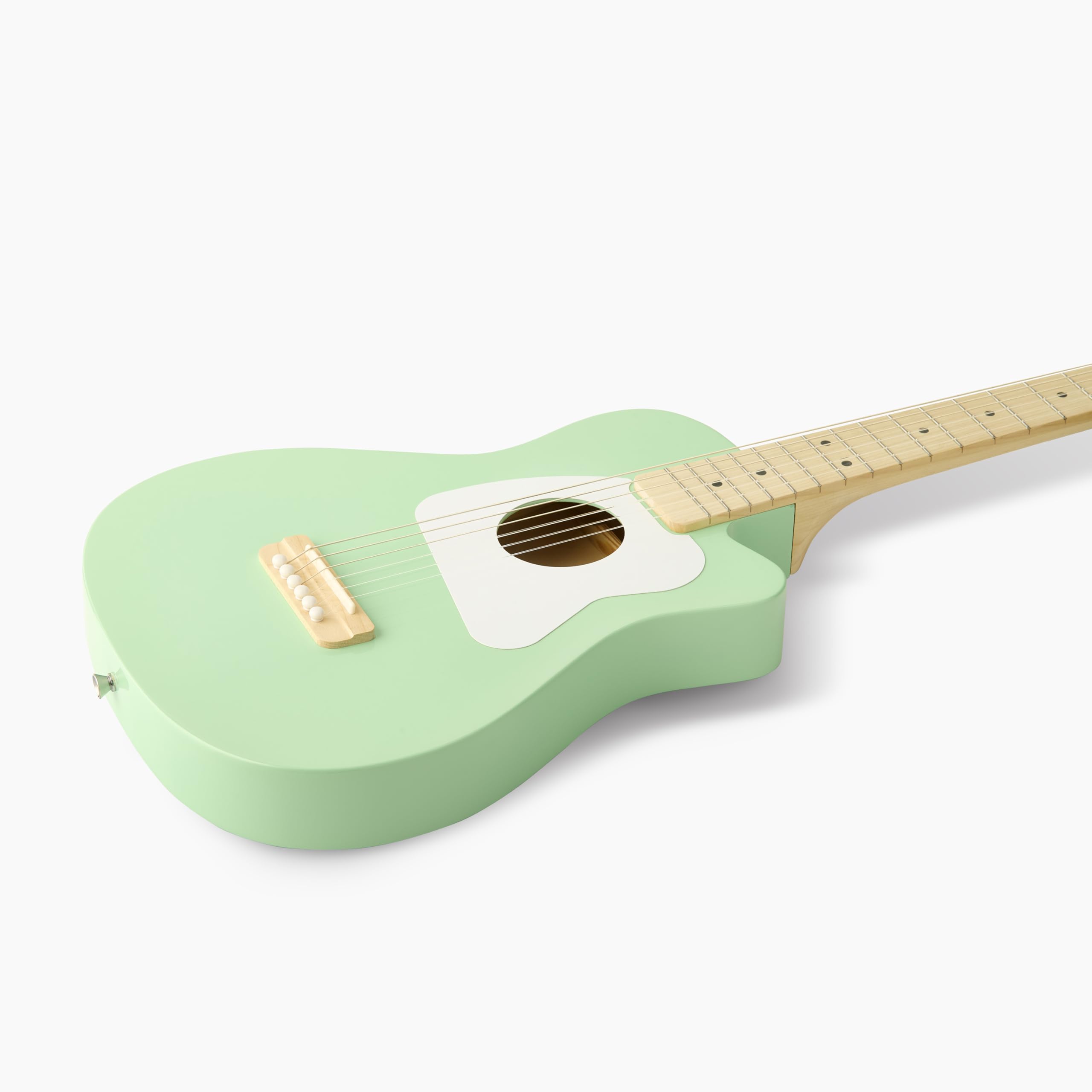 Loog Pro 6 Acoustic kids real guitar for Beginners Compact size Ages 9+ Learning app and Lessons included