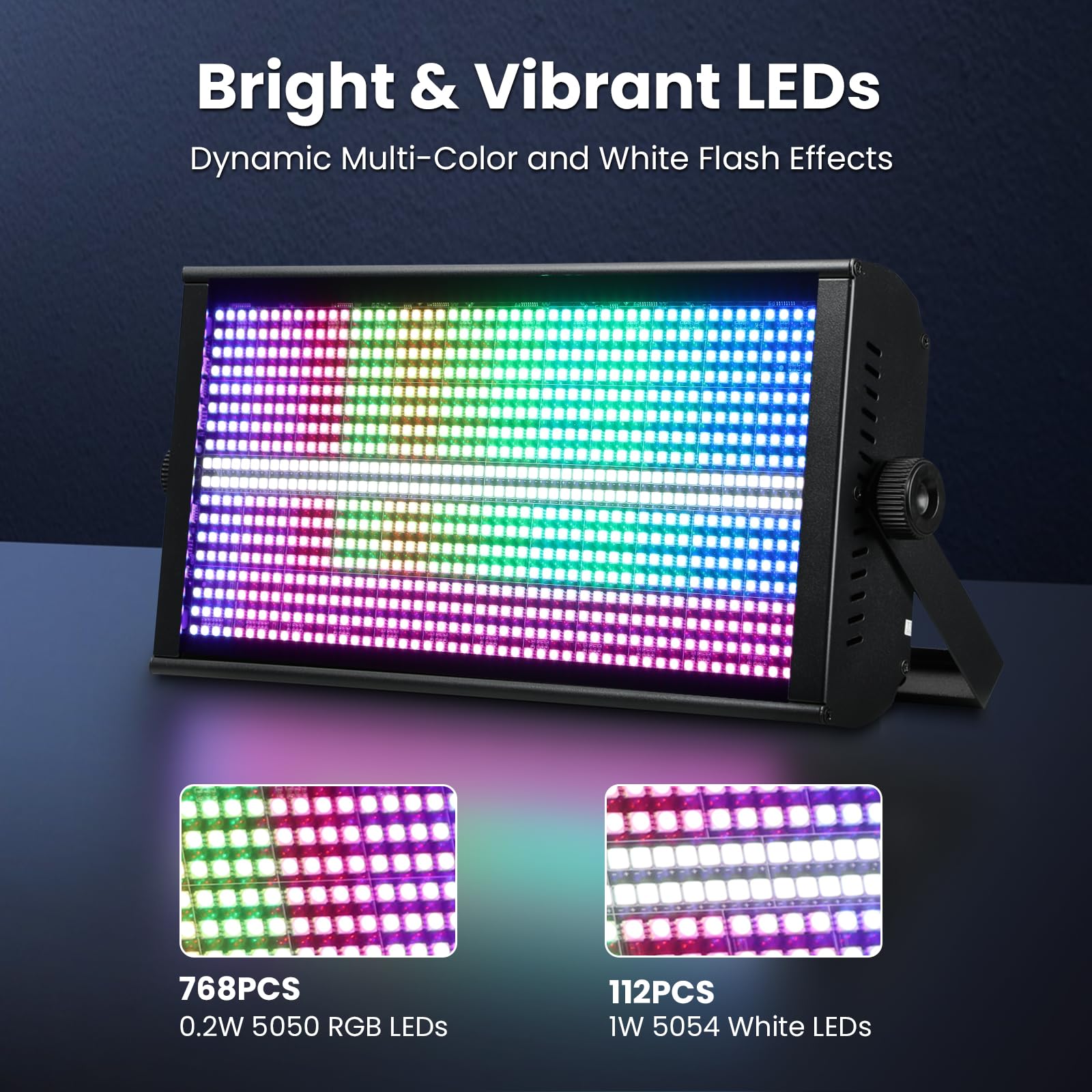 Betopper LF4808 260W Matrix Strobe Effect Light,RGBW Stage Light-2 Packs
