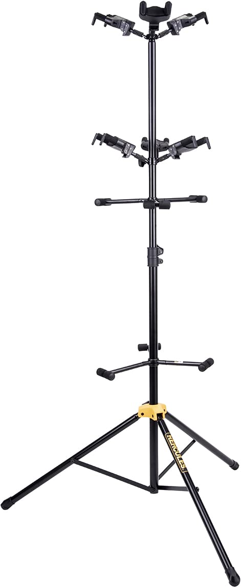 Hercules Stands GS526B PLUS Auto Grip System Display Stand for up to 6 Guitars