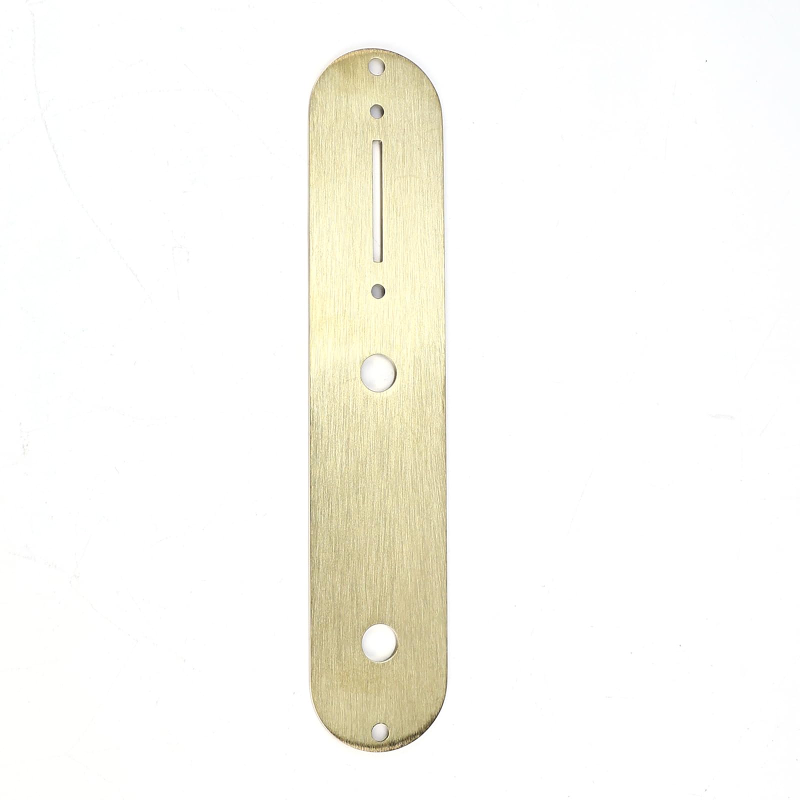OVSAL Stainless Steel Engraved Electric Guitar Control Plate 2-Hole Mount 8.5mm (21/64″) Control Panel Compatible with Most Telecaster Tele Style Guitar Replacement Parts(Gold)