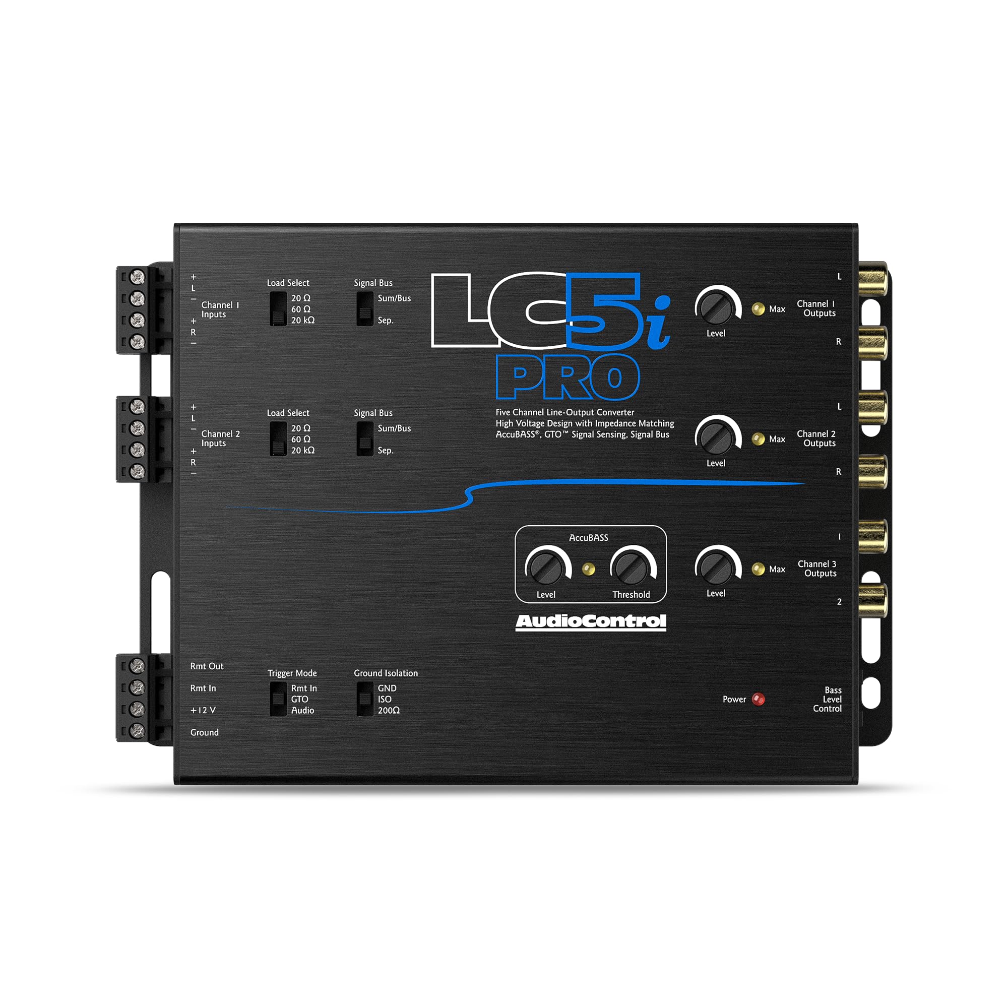AudioControl LC5iPRO 5-Channel Line Output Converter with AccuBASS