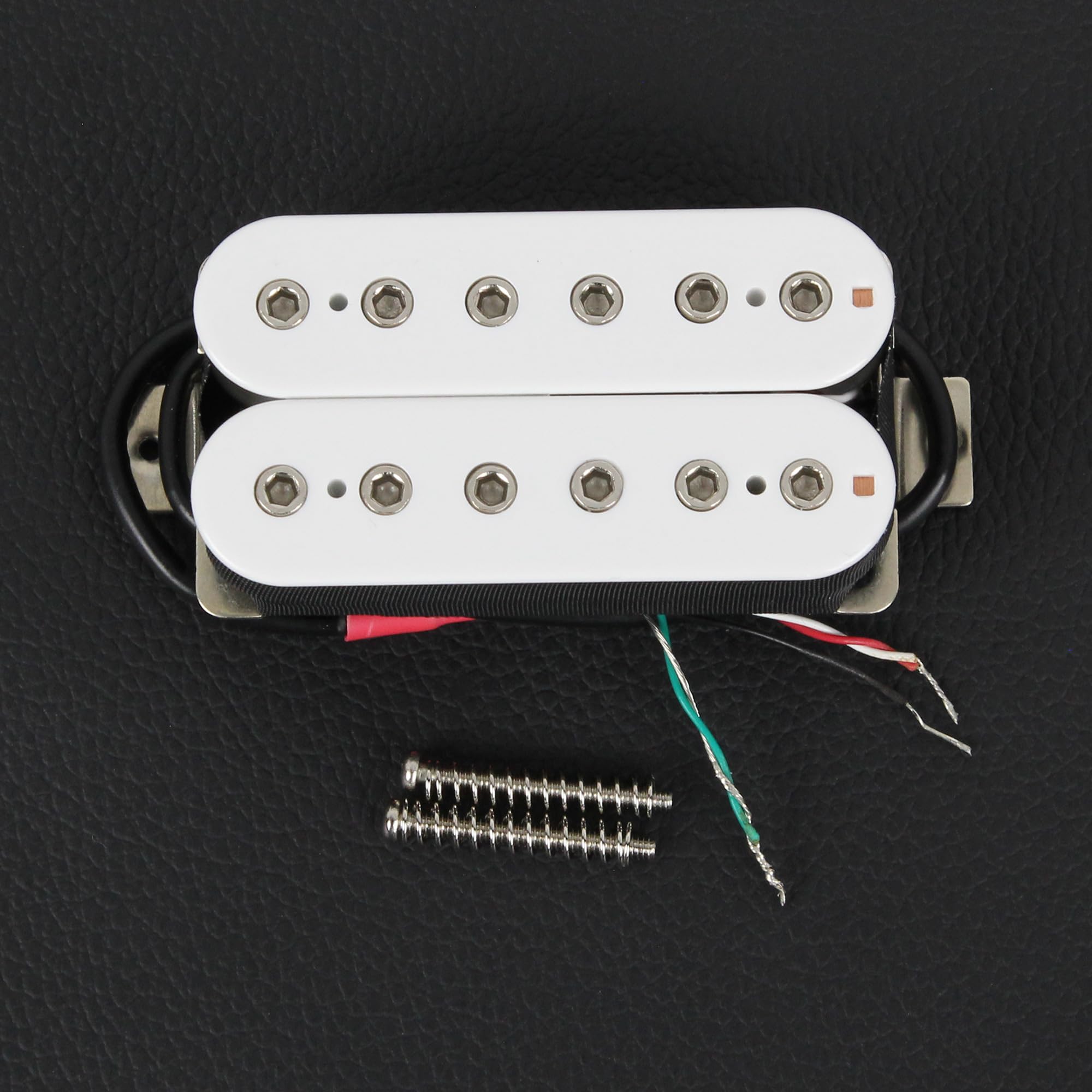 FLEOR Double Coil Guitar Humbucker Pickups Ceramic Neck Pickup for Electric Guitar Pickup-White