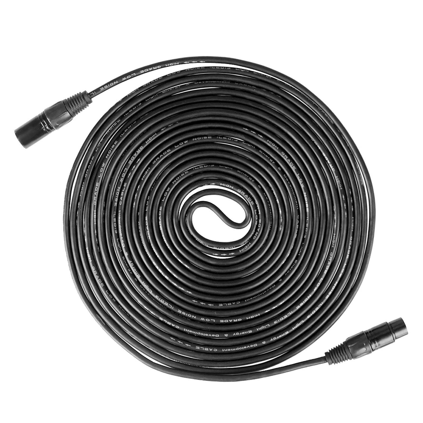 MOUNTAIN_ARK 1 Pack 30ft 3-Pin DMX Cable, XLR Male to Female