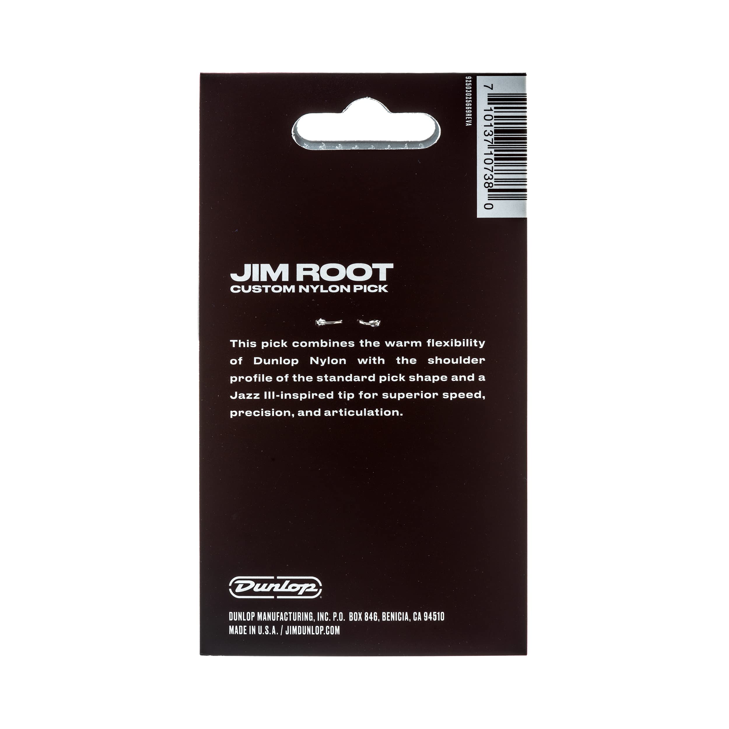 Jim Dunlop Jim Root Custom Nylon Pick 1.38MM – 6 Pack