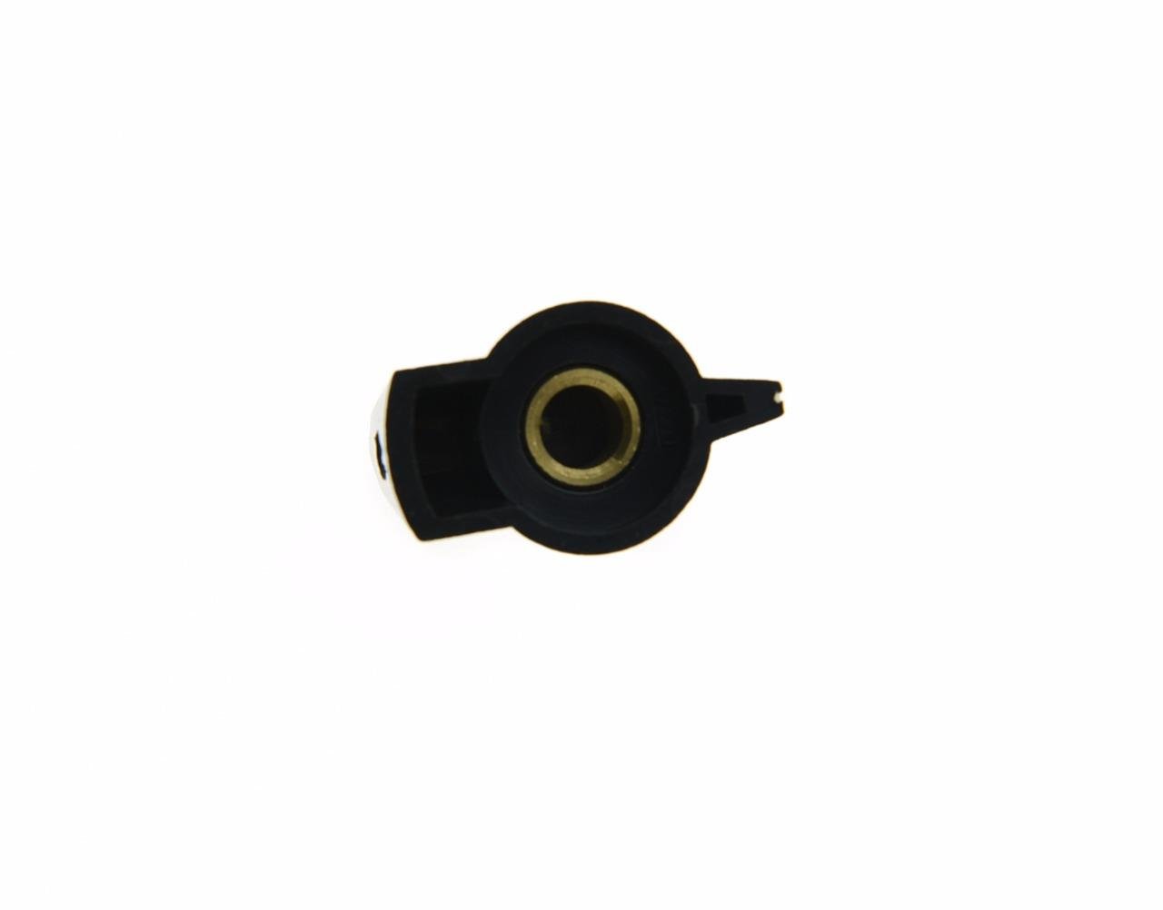 Dopro Pack of 12 Raised Vintage Set Screw Guitar AMP Chicken Head/Effect Pointer Knob Black