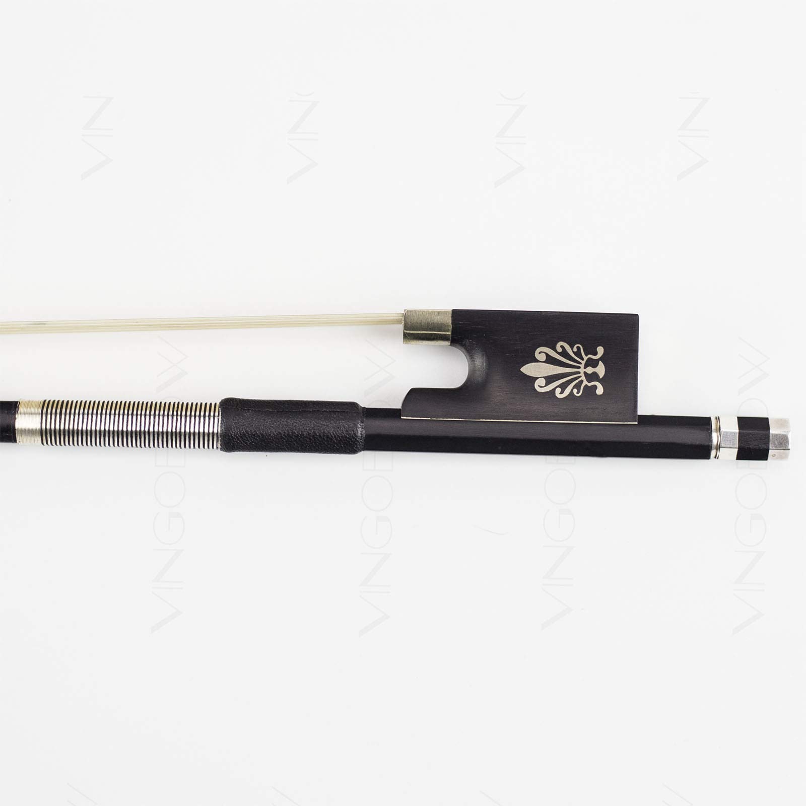 Vingobow Carbon Fiber Violin Bow, Fleur de lis