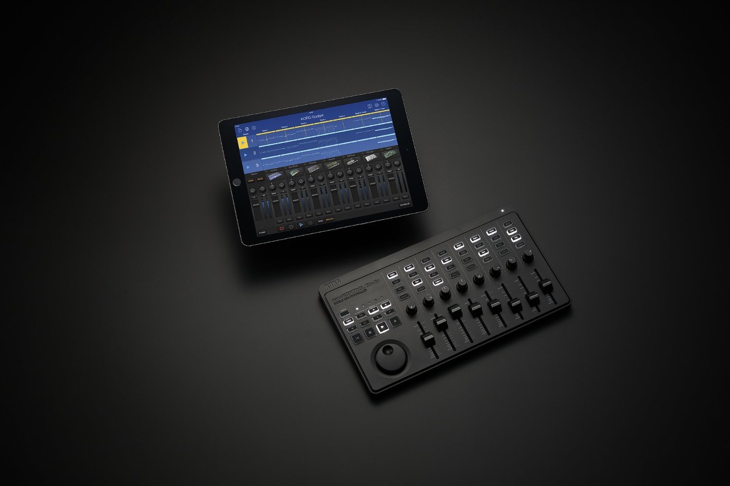 Korg Nanokontrol Studio Bluetooth/USB MIDI Control Surface w/ 8 Faders