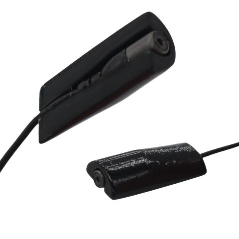 URSA MiniMount. Slim, Low-Profile and Made from Hardened Plastic. Hand-Finished for Smoothness. Includes 5X Hypoallergenic MiniMount Stickies (Black, Sennheiser MKE1)