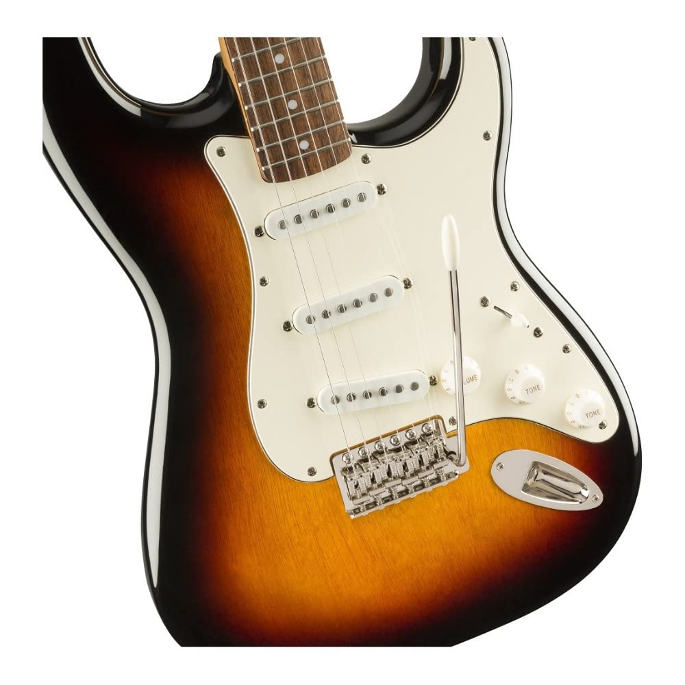 Fender 0374010500 Squier Classic Vibe 60s Stratocaster Electric Guitar, with 2-Year Warranty, 3-Color Sunburst, Laurel Fingerboard