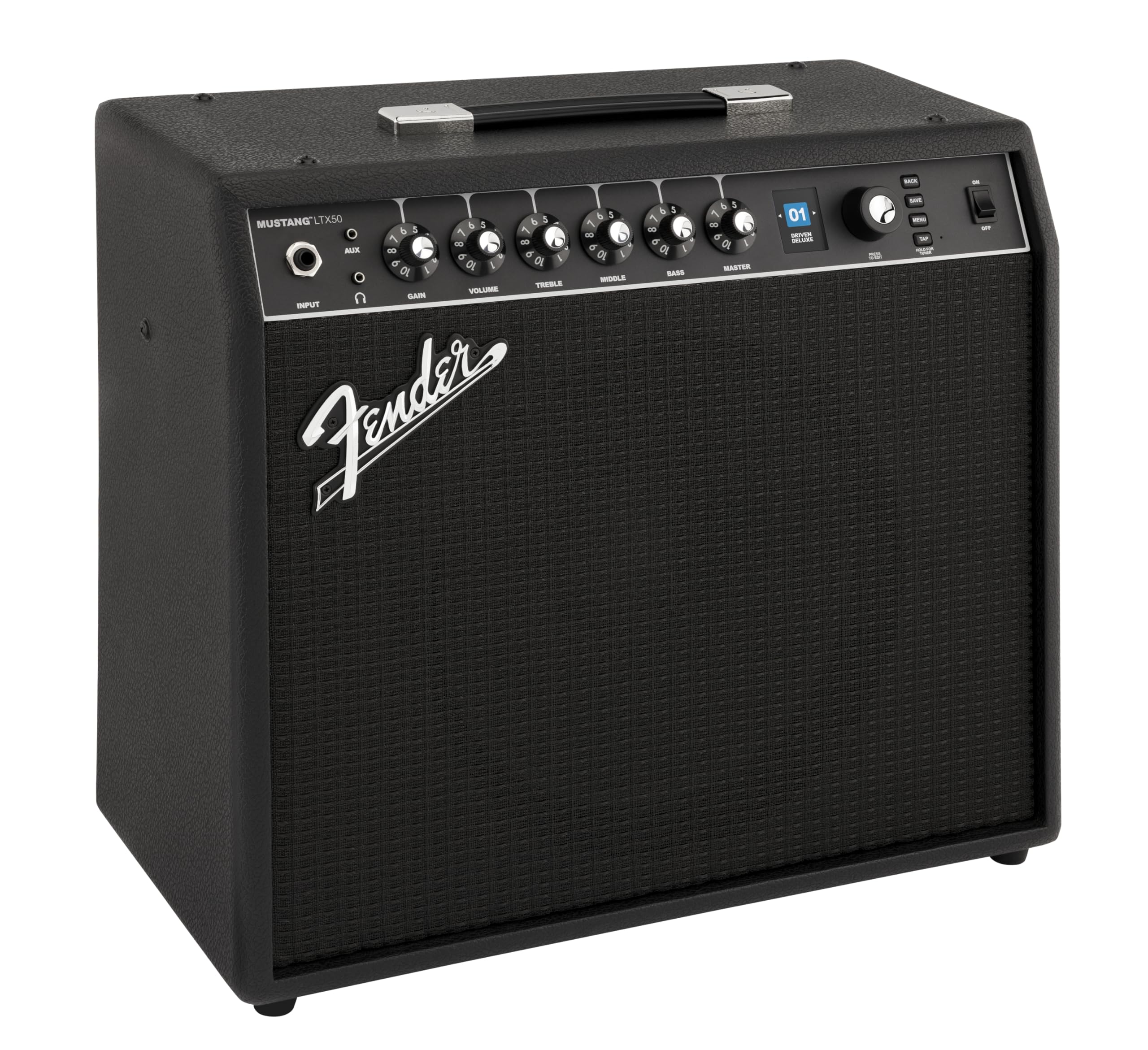 Fender 2311700000 Mustang LTX50 Modeling Electric Guitar Amp, 120V, 500 Watts