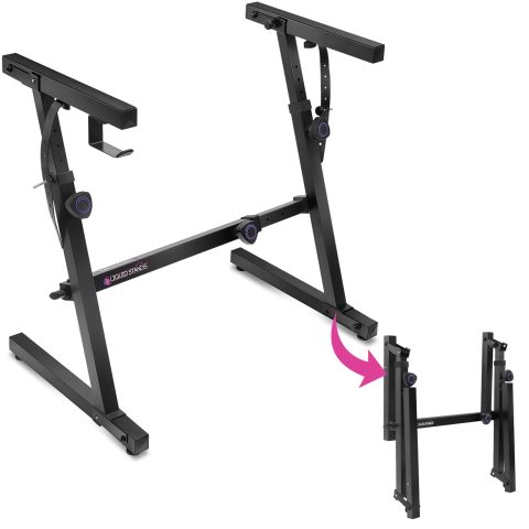 Liquid Stands Piano Keyboard Stand Foldable for Musicians, Sturdy Z-Style