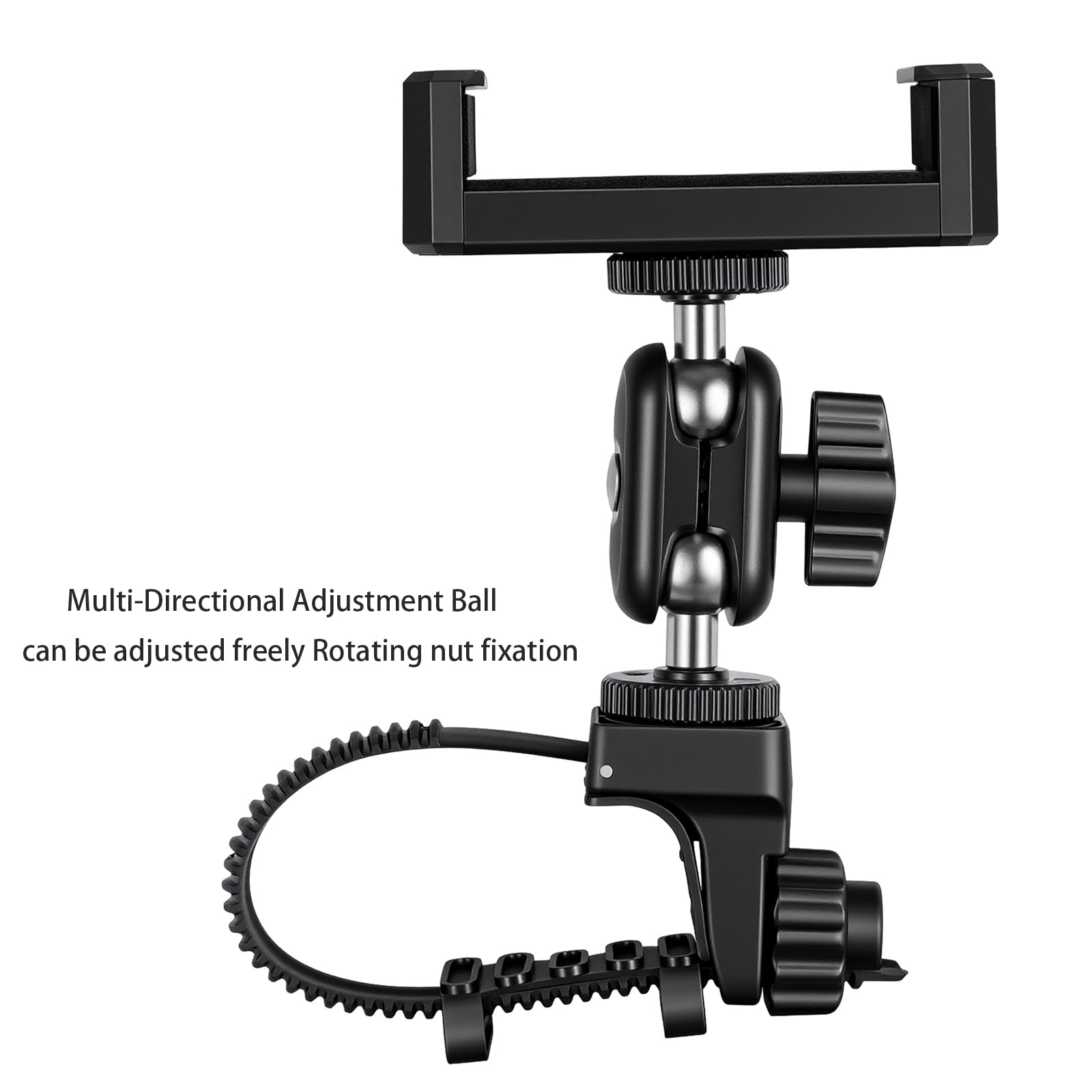 EASTROCK Trumpet Marching Lyre Phone Holder Adjustable 360° Rotation