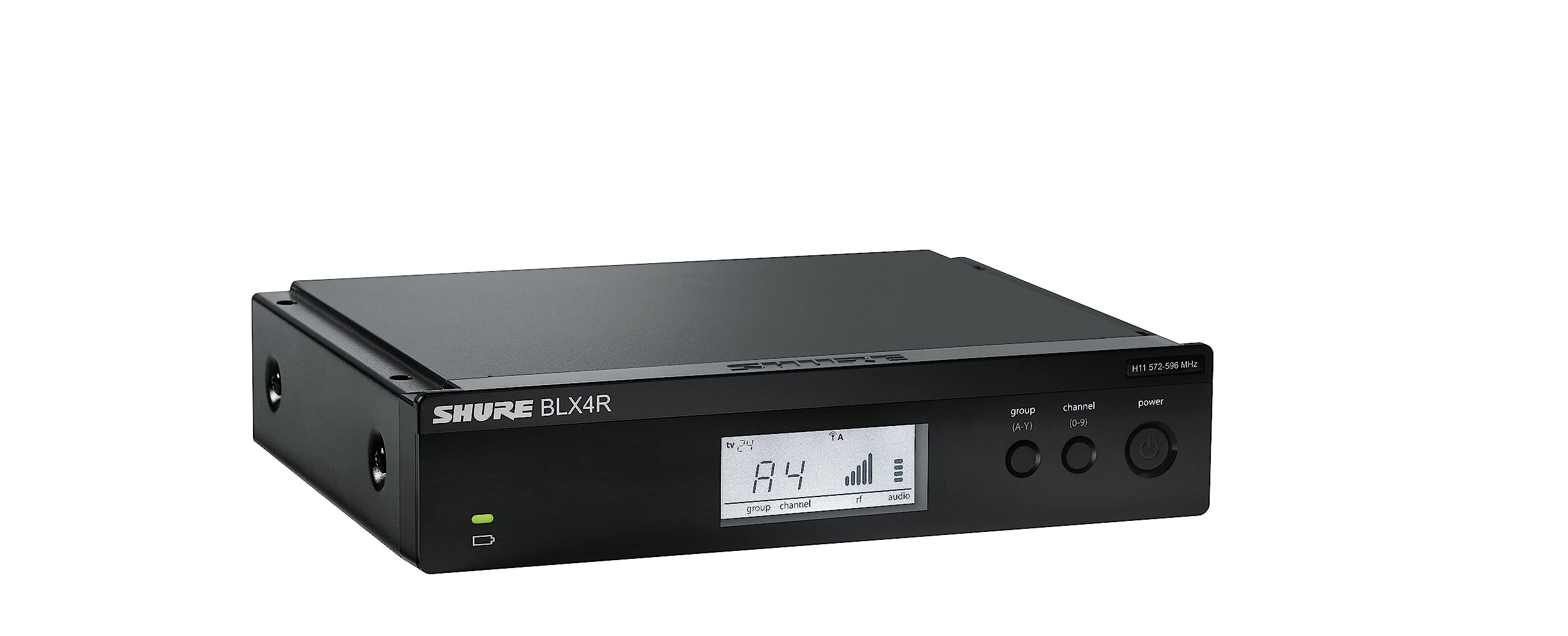 Shure BLX24R/B58 UHF Wireless Microphone System – Perfect for Church, Karaoke, Vocals – 14-Hour Battery Life, 300 ft Range | BETA 58A Handheld Vocal Mic, Single Channel Rack Mount Receiver | M15 Band