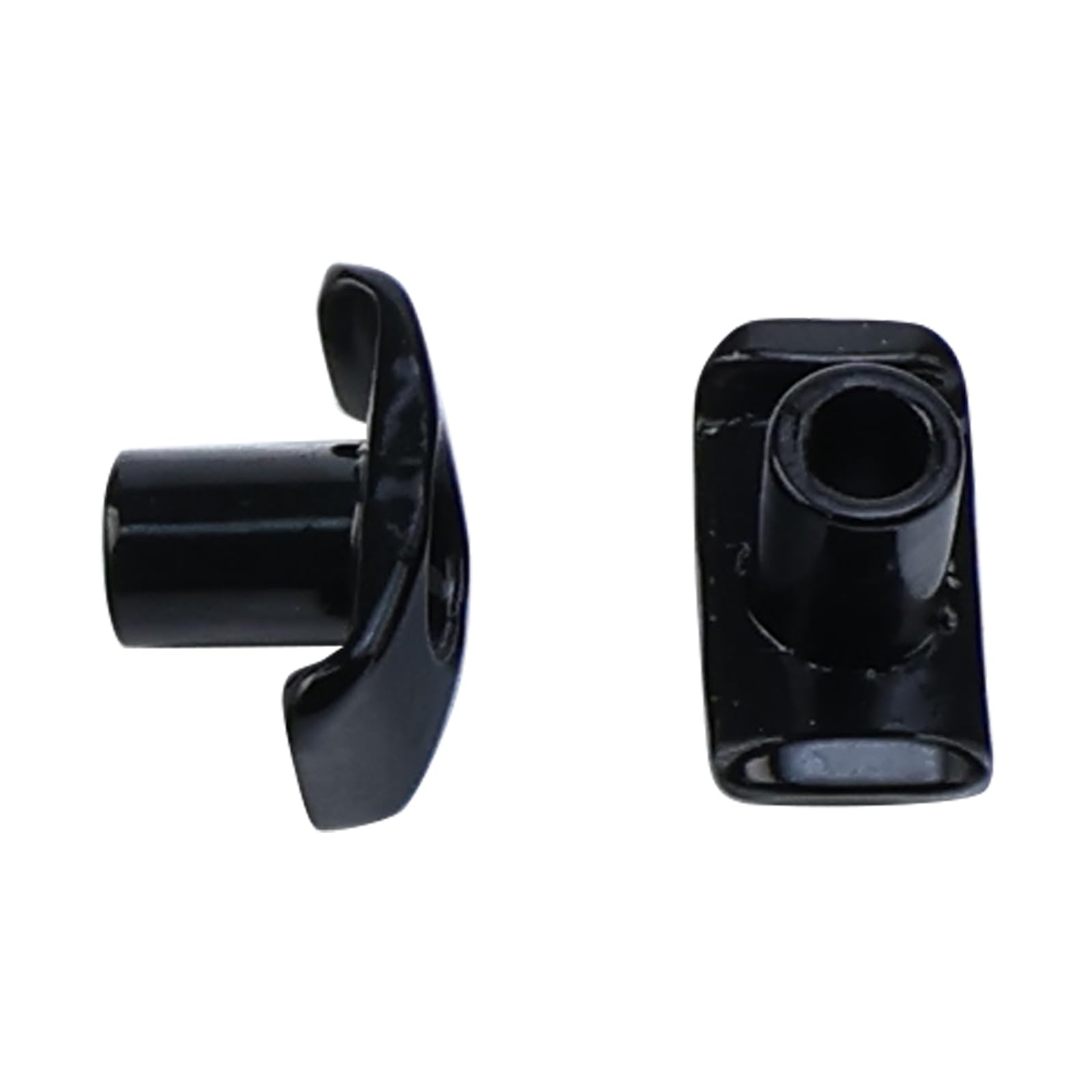OVSAL 2 PCS Electric Guitar String Guide/Retainer Zinc Alloy String Trees for Electric Guitar Replacement Parts Black