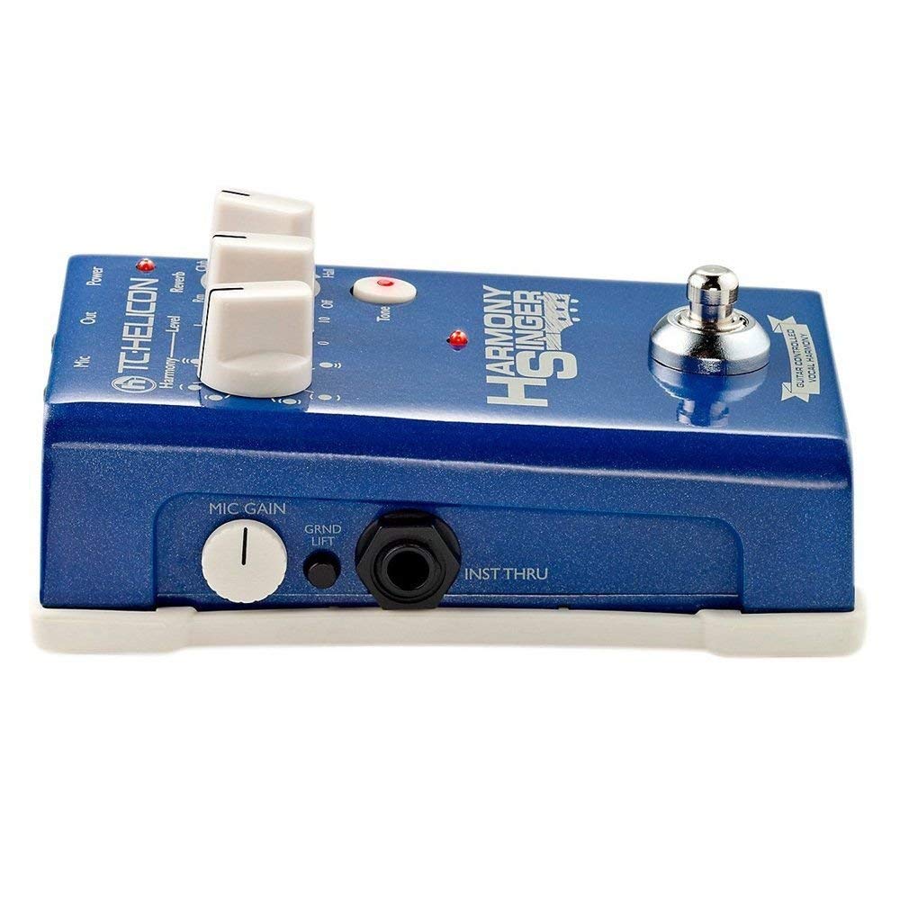 TC Helicon HARMONY SINGER Vocal Effects Stompbox with Guitar-Controlled Harmony, Reverb and Tone