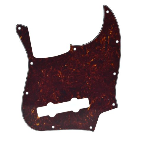 Dopro 5 String Jazz Bass Pick Guard J Bass Scratch Plate for USA/Mexican FD 5 String Jazz Bass Vintage Tortoise