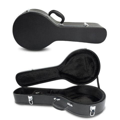 Ktaxon A-Style Mandolin Hard Case Deluxe Leather