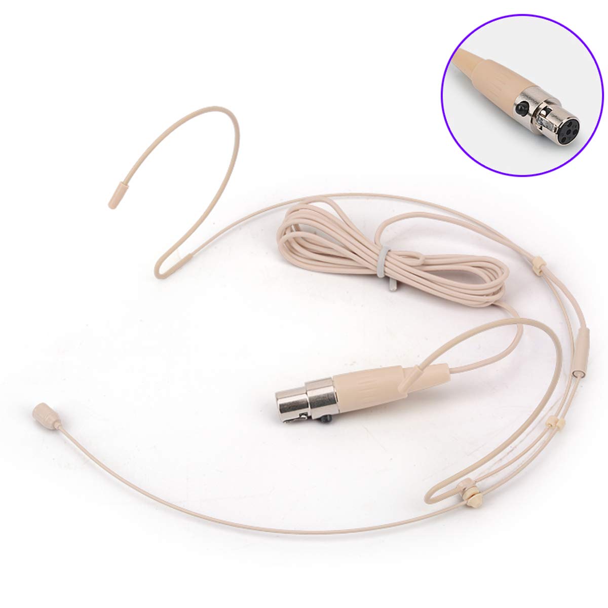 Haoin Headset Headworn Microphone Compatible with Shure Bodypack
