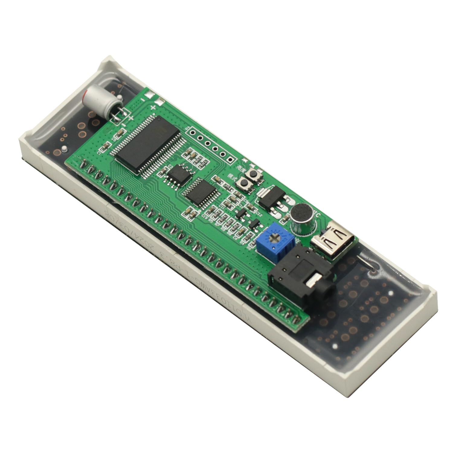 LED Sound-Controlled Music Spectrum Display Pickup Ambient Light Atmospheric Rhythm Light Module
