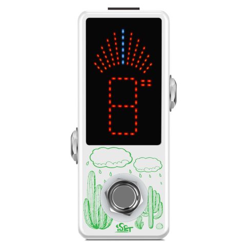 Iset Chromatic Tuner Pedal Tuner For Guitar Bass Violin And All Chromatic Music Instruments