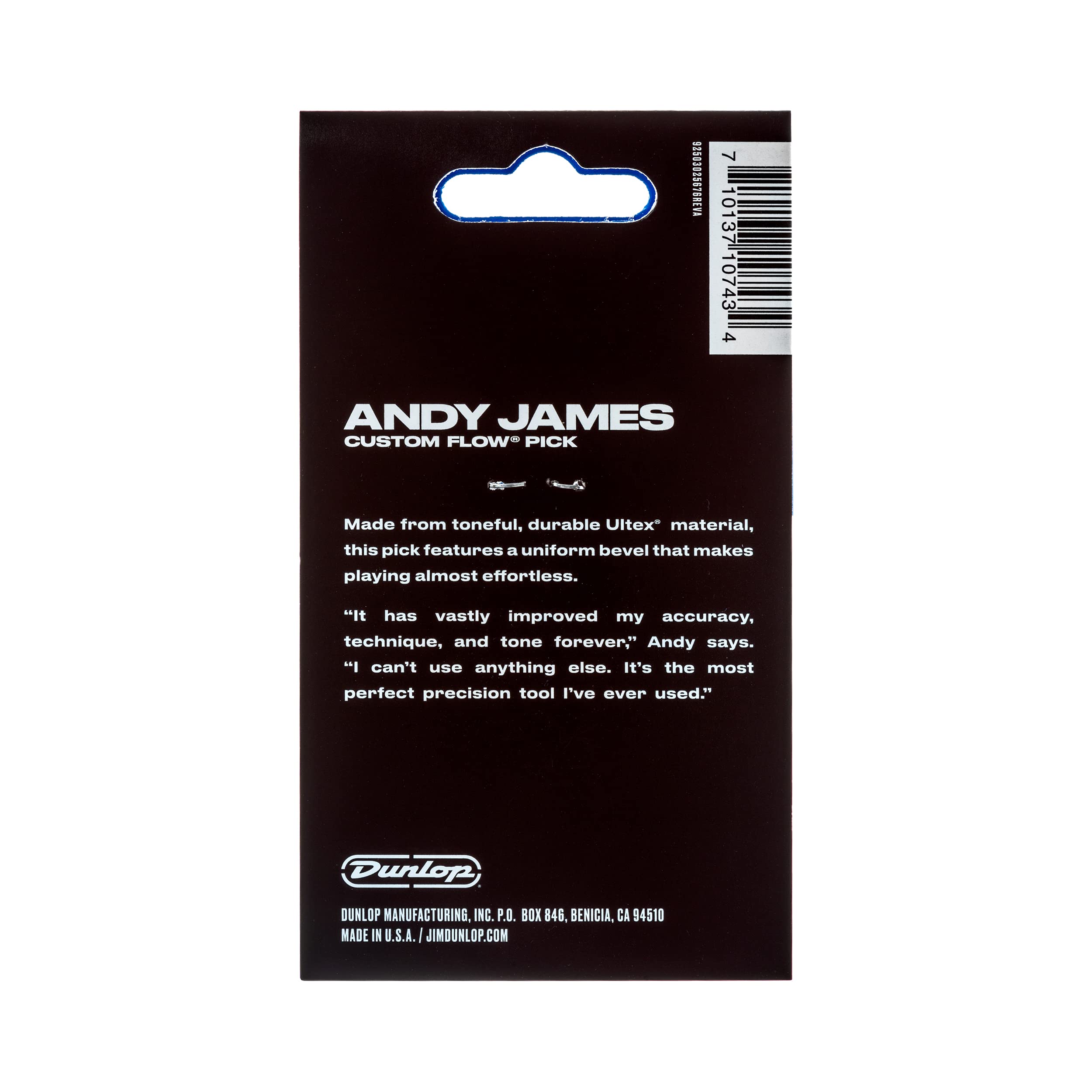 Dunlop Andy Andy James Flow® Jumbo Pick 2.0MM – 3 Pack