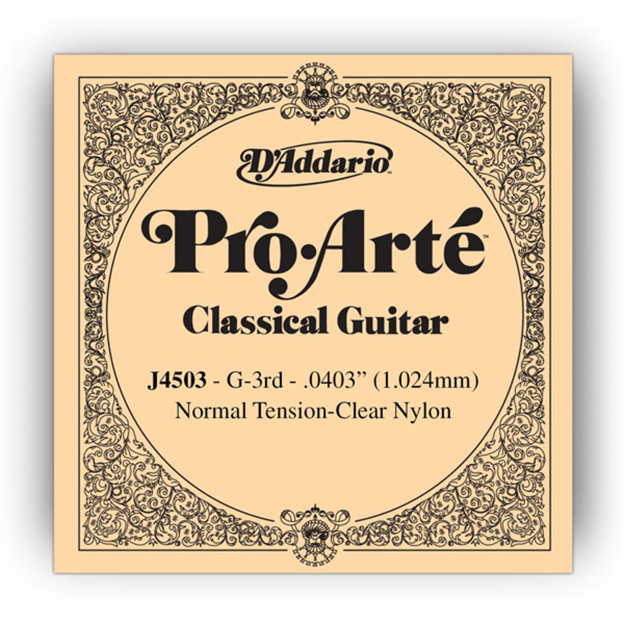 D’Addario Normal Tension Gauge Classical Guitar Strings