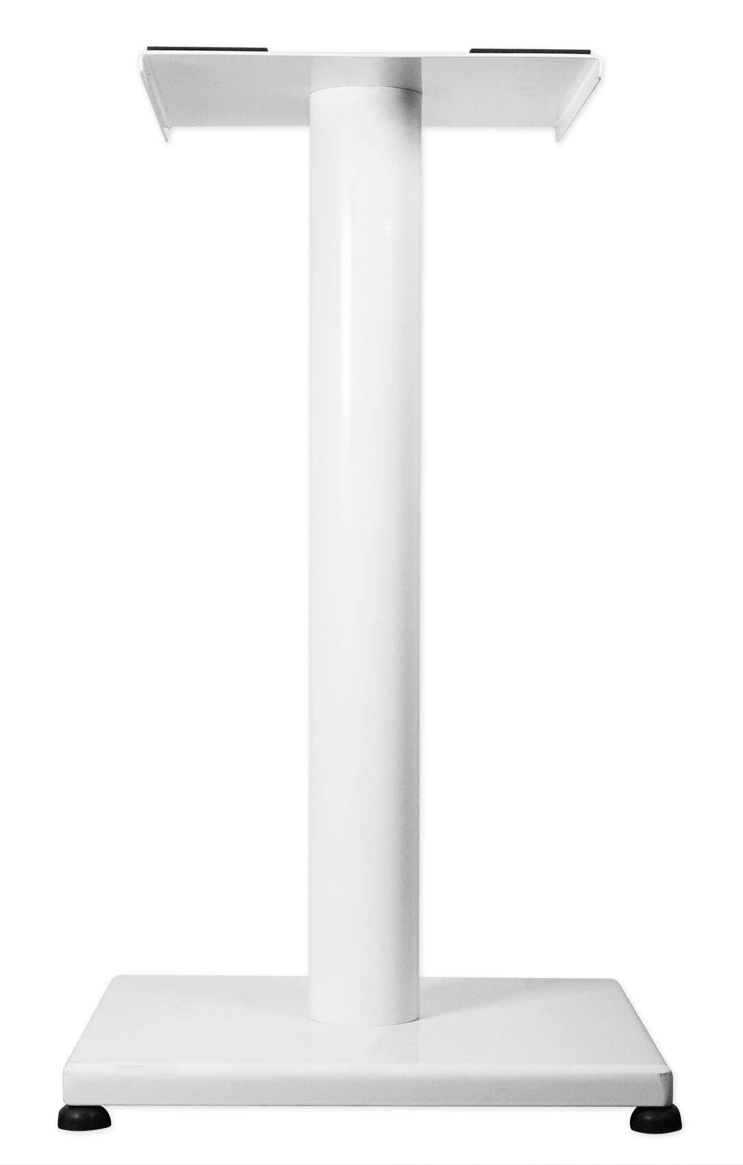 Rockville RS21W V2 Pair 21″ Steel Bookshelf Speaker/Monitor Stands, White