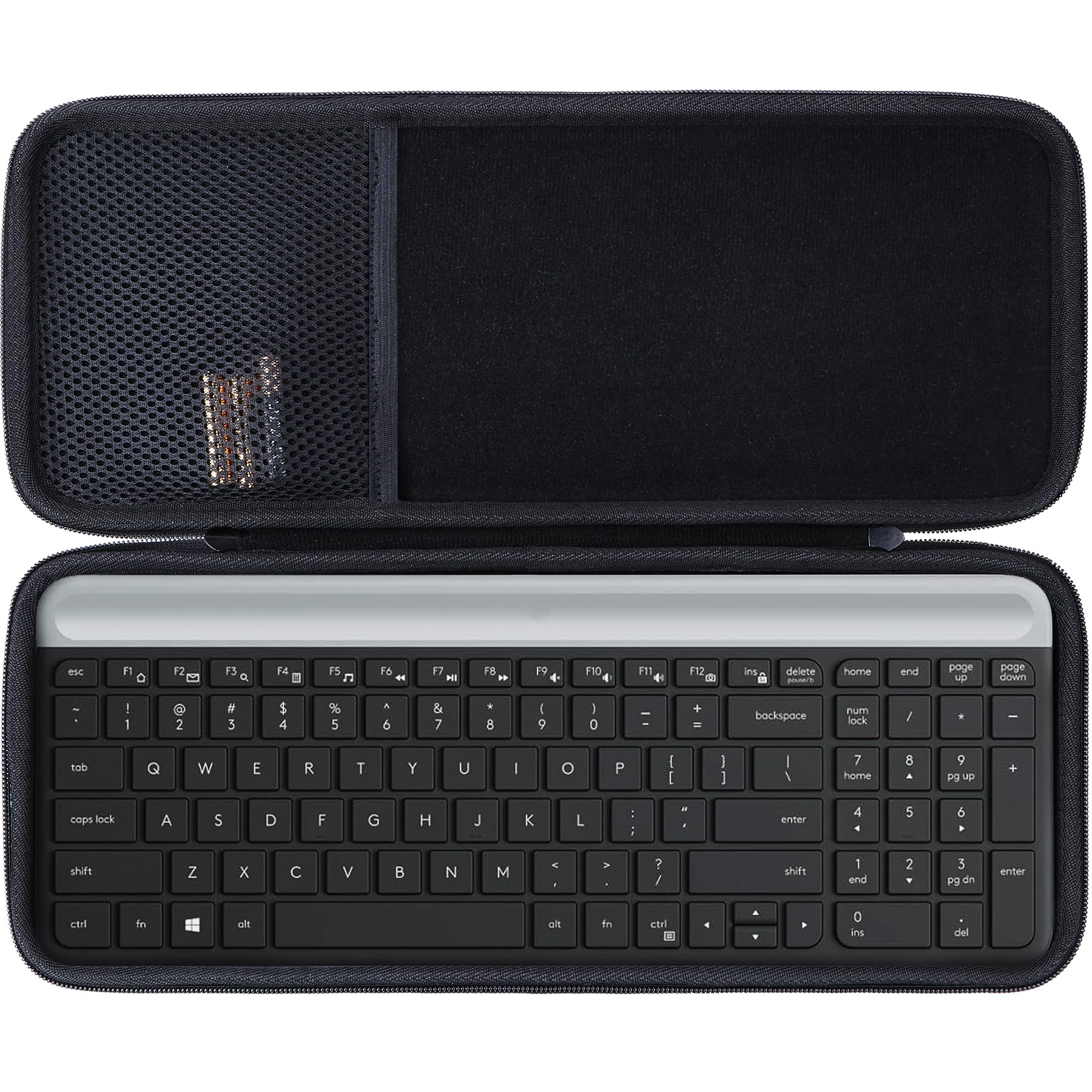 Lebakort Hard Case Compatible with Logitech MK470 Slim Keyboard and Mouse Combo (Graphite Case Only)