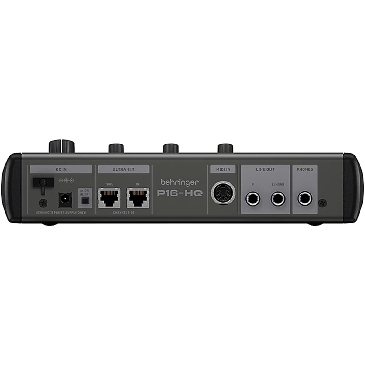 Behringer P16-HQ POWERPLAY 16-Channel Personal Monitoring Mixer, Bundle With Mounting Bracket