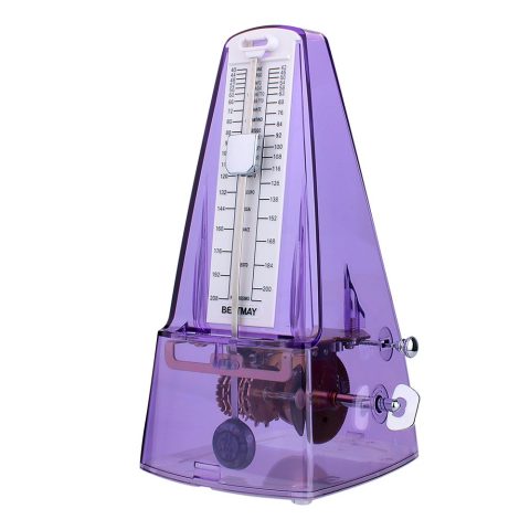 High Accuracy Mechanical Metronome for Percussionist, Transparent Purple