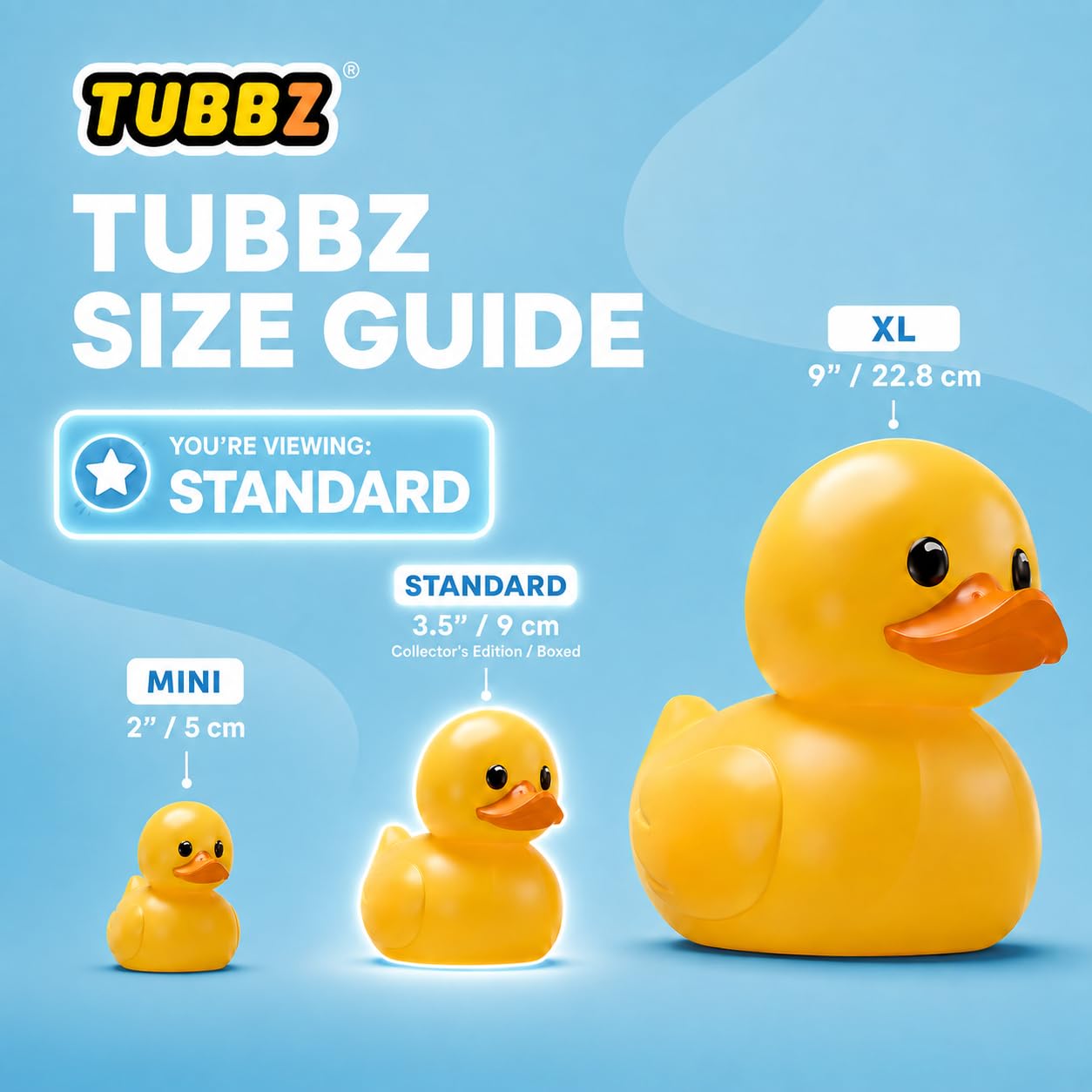 TUBBZ: Gremlins Gizmo Rubber Duck Collectible Toy with Bathtub, 3.5″