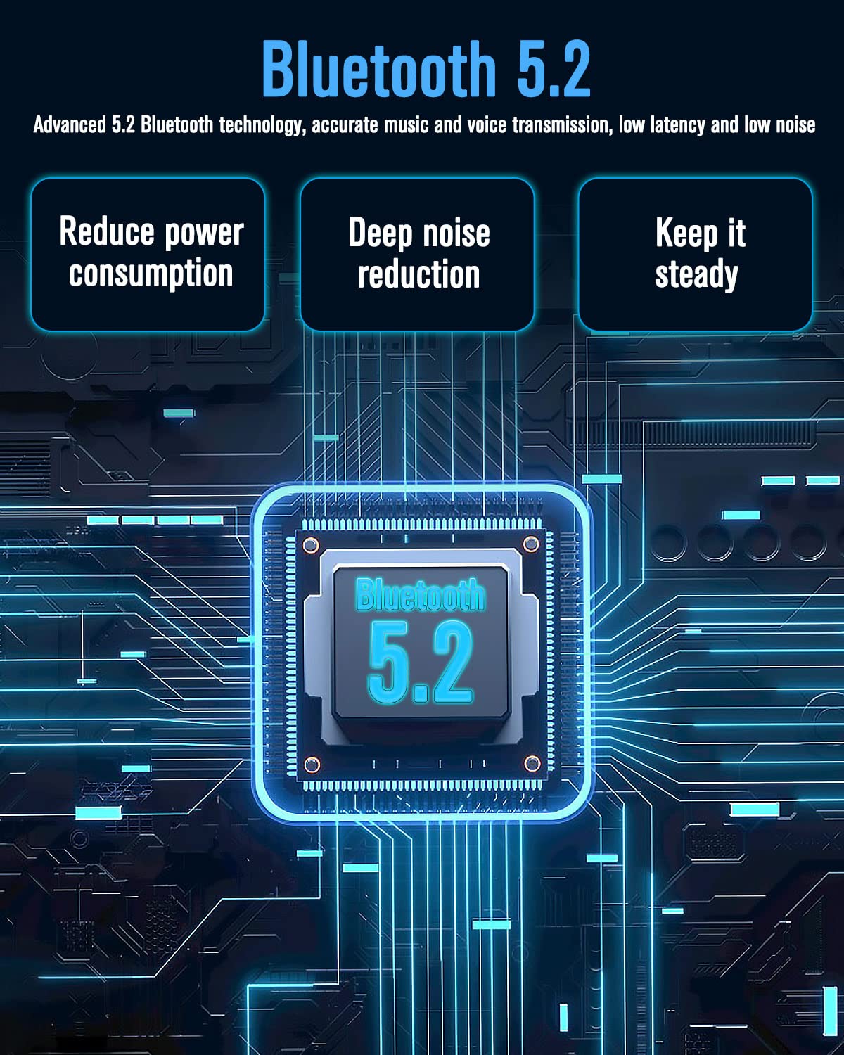 MUSICOZY Bluetooth 5.4 Module for Sleep Headphones Replacement
