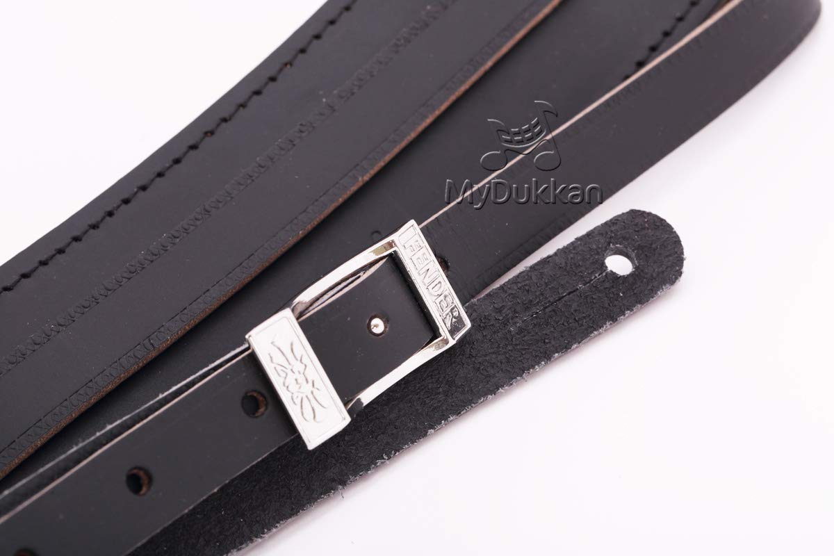 Fender 0990664021 Super Deluxe Vintage-style Guitar Strap, 2in, Natural
