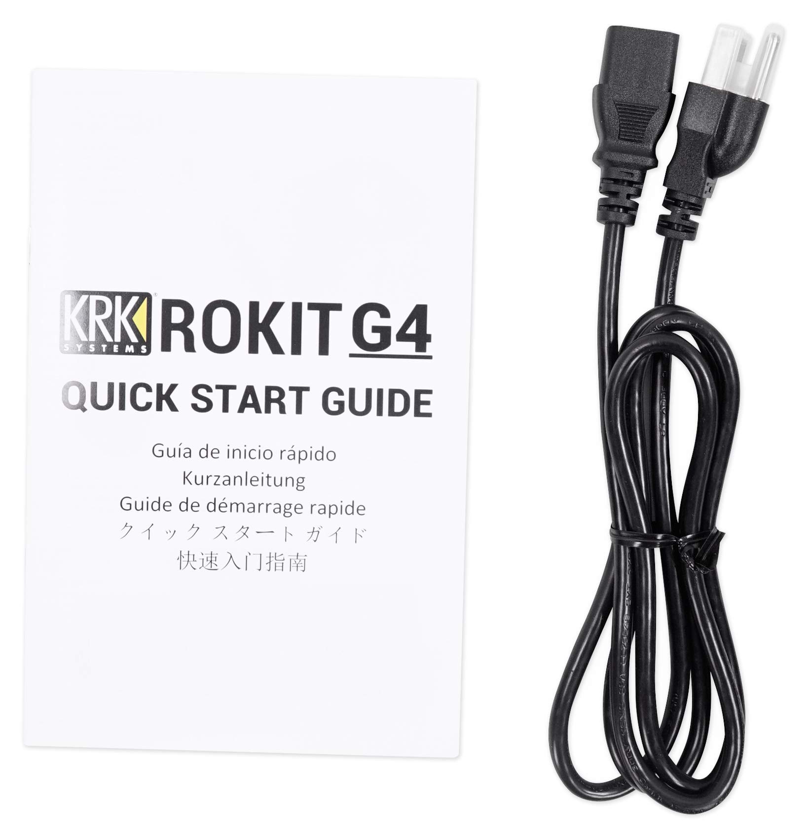 KRK ROKIT7G4 KRK 7″ POWERED MONITOR,Black