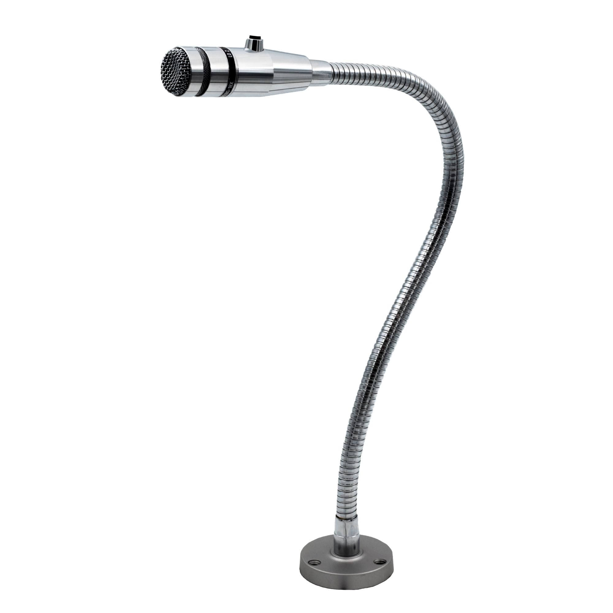 REBUILD SKILLS Push-to-Talk Microphone RBX-515SBG-18X Compatible with Shure 515SBG-18X for use in Restaurants Grocery Store Drive Thru – 20″ Gooseneck, Mount Attached and 6½’ Cord