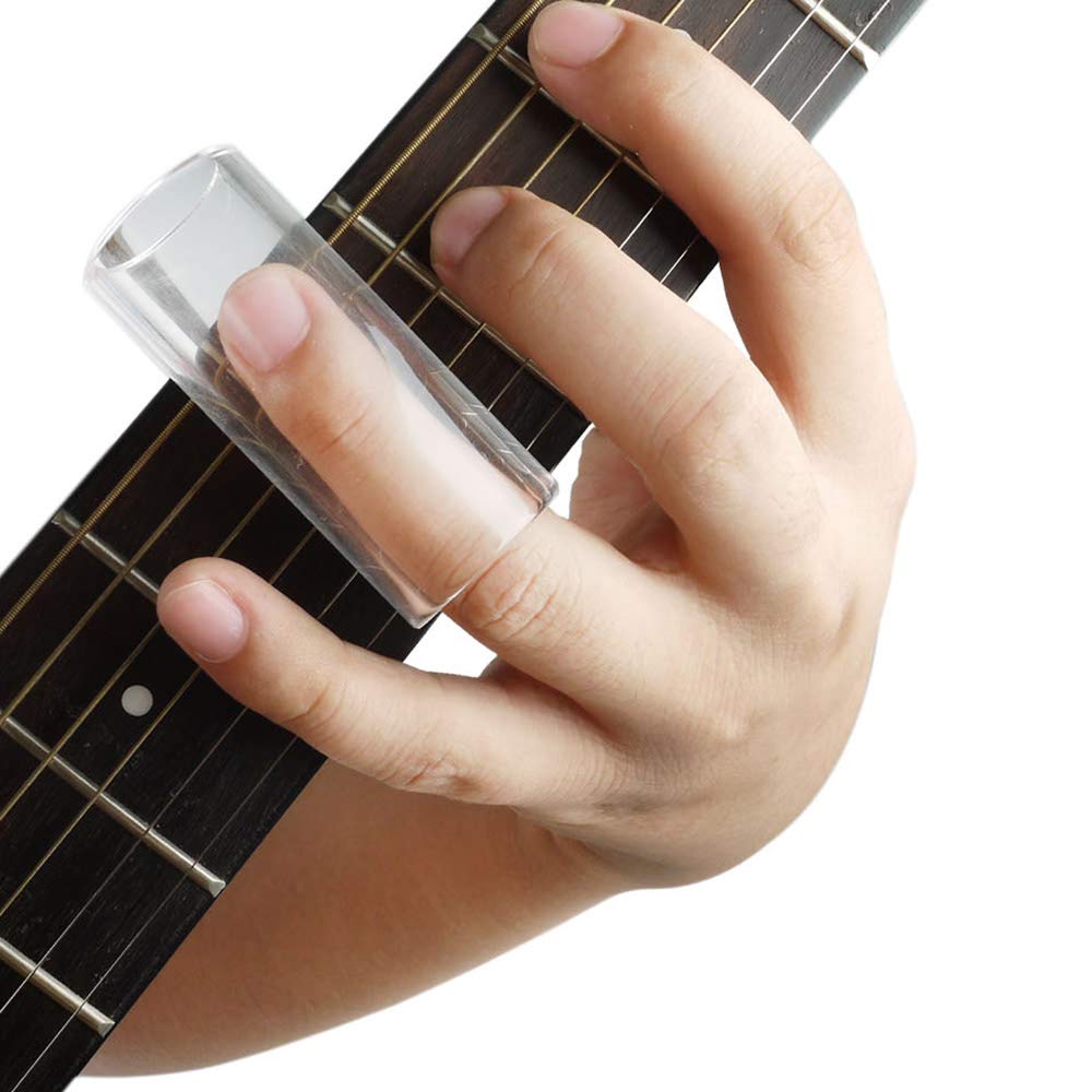Mr.Power Guitar Slide 60mm Glass Slides Finger Knuckle Slider Tube with Box