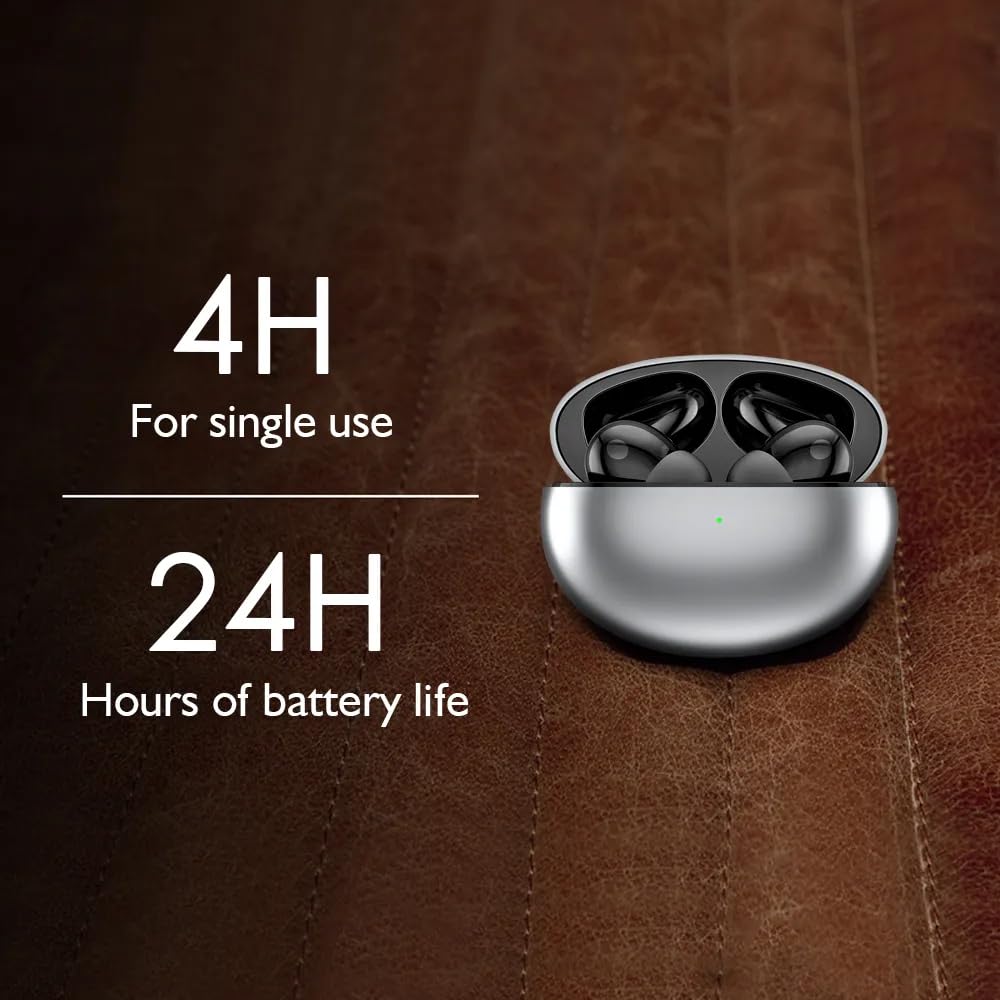 ANC Wireless Earbud,Sliver