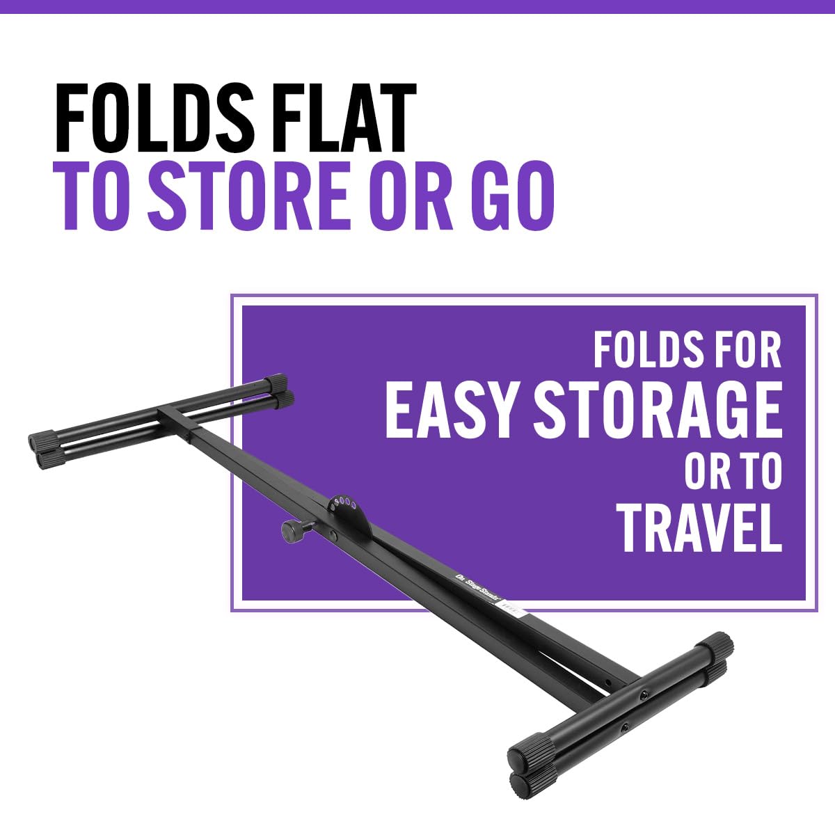 OnStage On-Stage KS7190 Classic Single-X Keyboard Stand