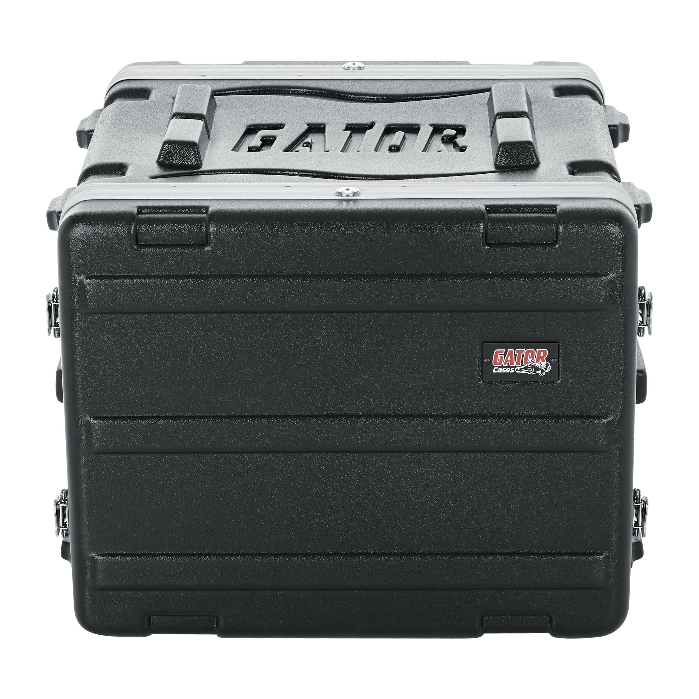 Gator Cases Lightweight Molded 8U Rack Case with Heavy Duty Latches; Standard 19.25″ depth, 8U (GR-8L)