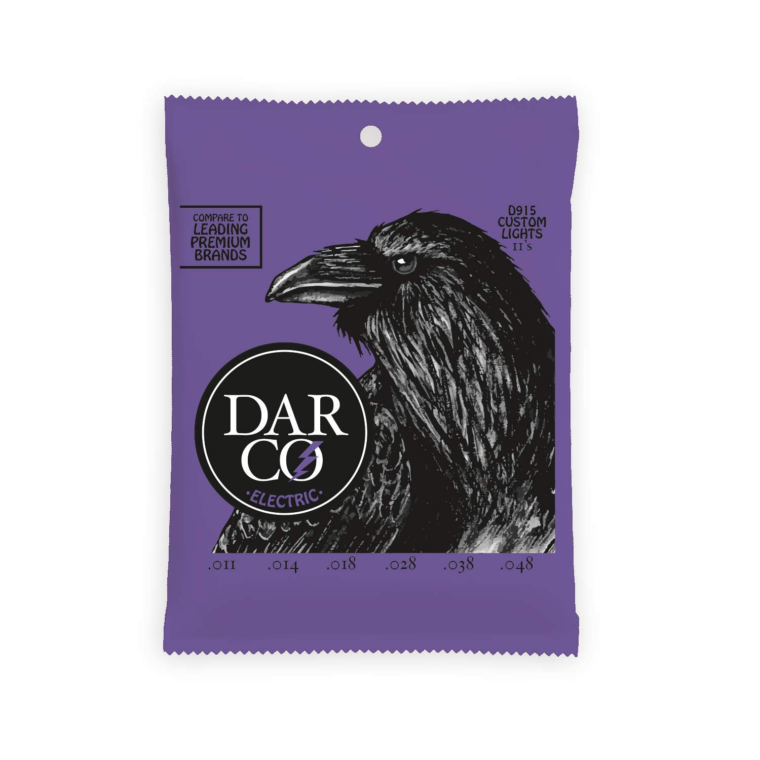 Darco Electric Guitar Strings, Custom Light .011-.049 (D915)