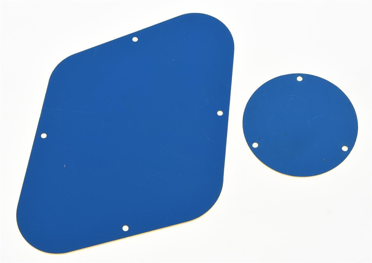 KAISH Gold Mirror LP Standard Rear Control Switch Plate Cavity Cover for USA Les Paul