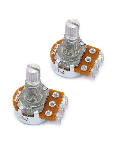 Metallor Mini Alpha Pots Linear B500k Tone Potentiometer Electronics Parts
