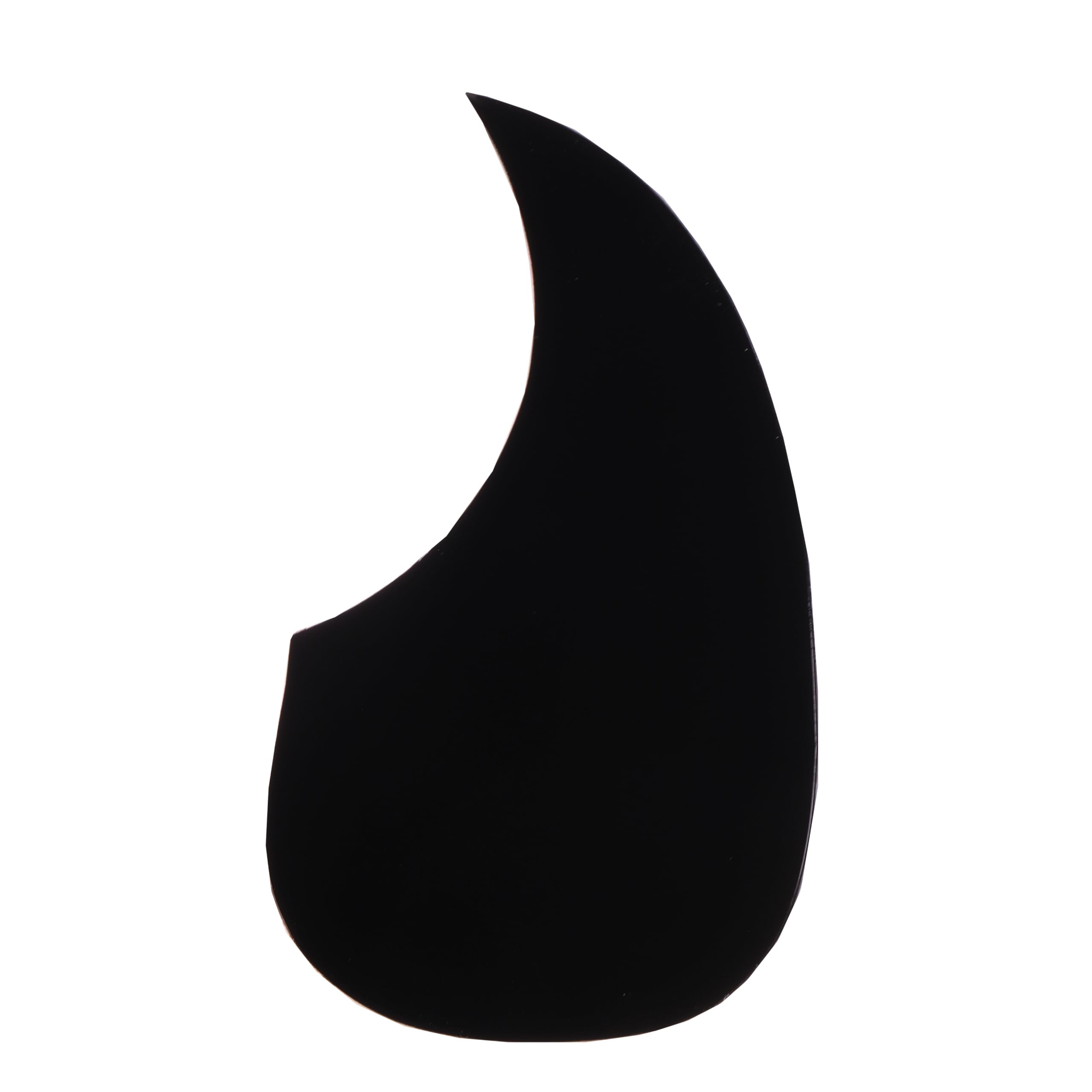 HZCOMND Teardrop Self Adhesive Acoustic Guitar Pickguard Anti-Scratch Plate Replacement Parts for Acoustic Guitar (Dark Tortoise/Black)
