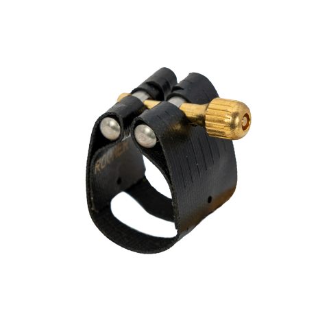 Rovner Ligature & Plastic Cap for Soprano Saxophone – Light Ligature for Hard Rubber Mouthpiece (L-1RVS (L3))