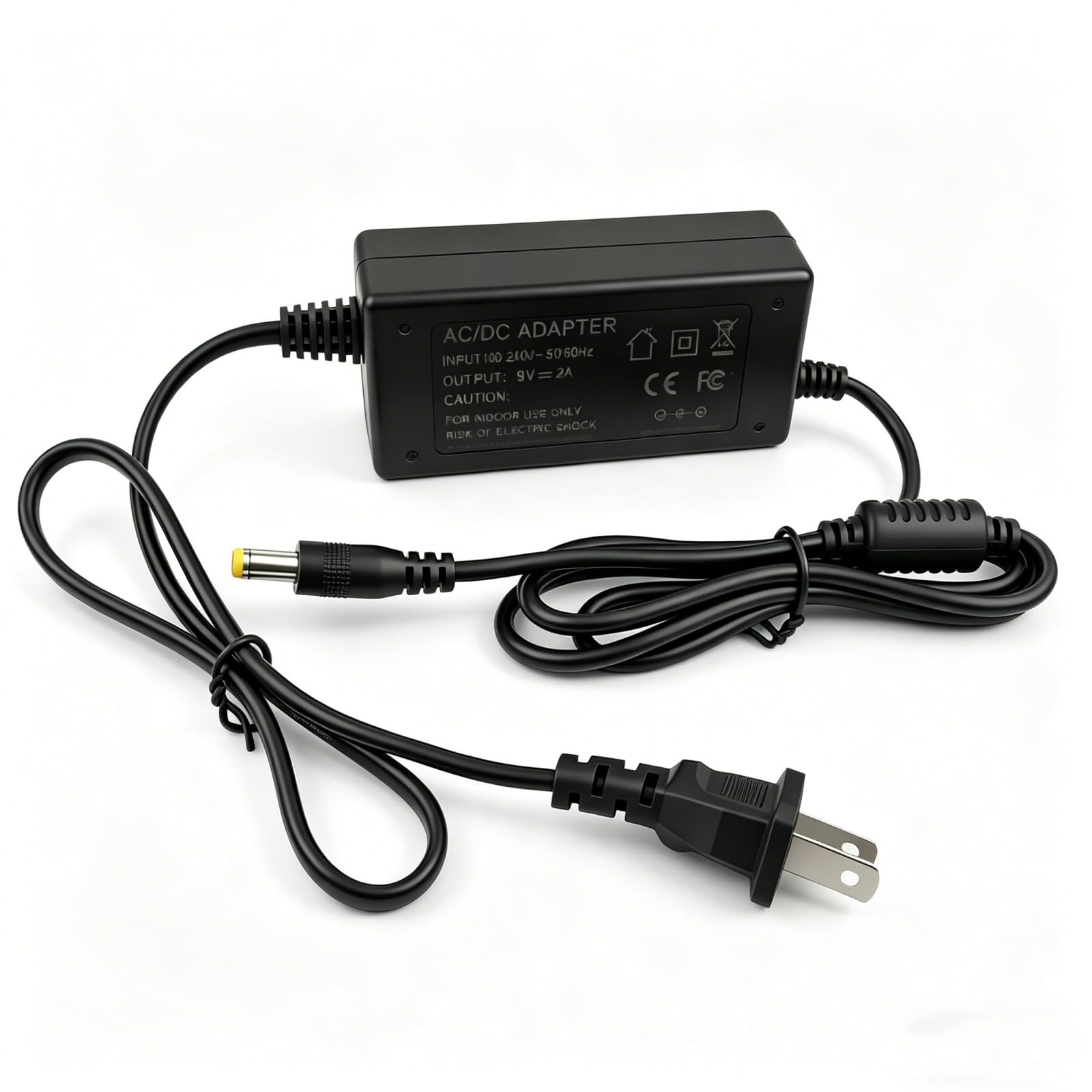 Fesasn 9V AC/DC Adaptor for Alesis Drum Power Cord